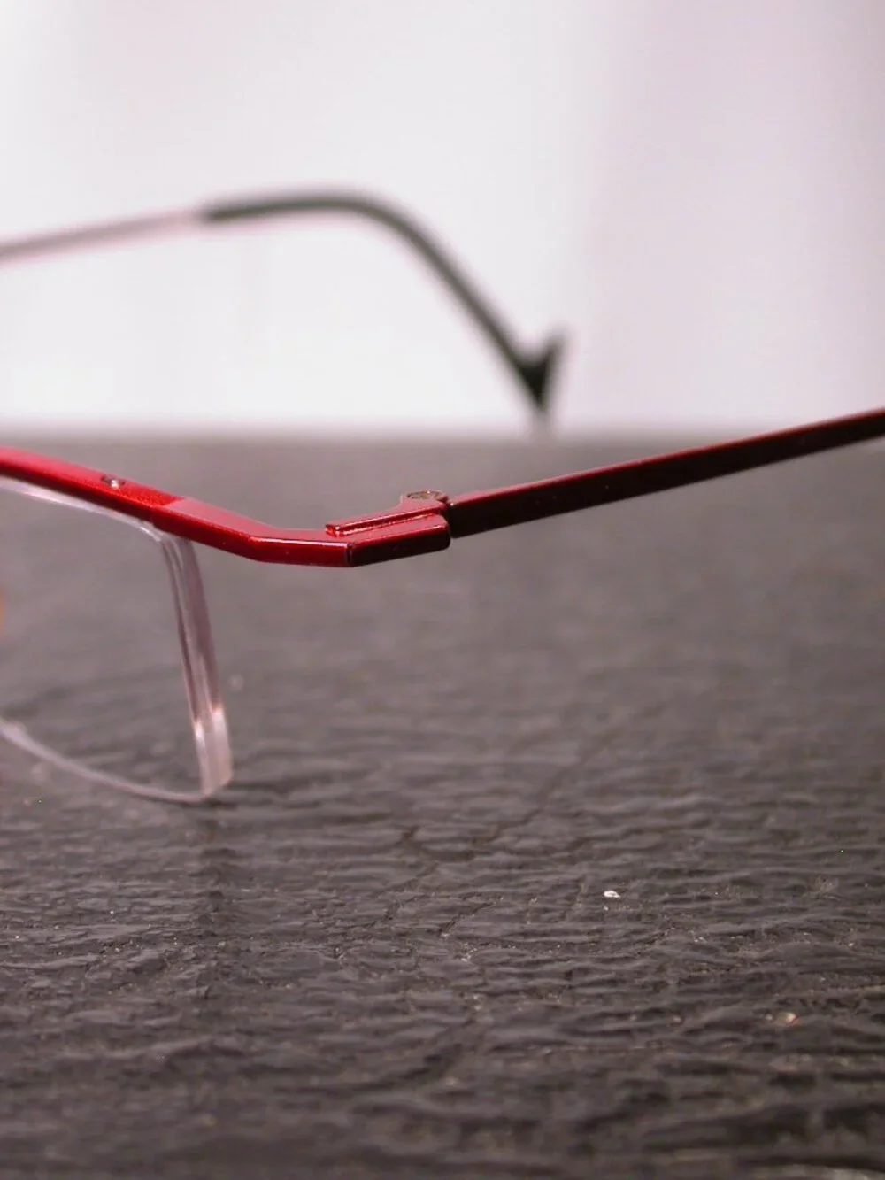 Theo Low Rider Bright Red Modern Art Eyeglasses Spectacles Frame Made in Belgium